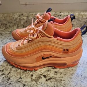 Nike Air Max 97 City Special LA Orange Sneakers Youth Size 4